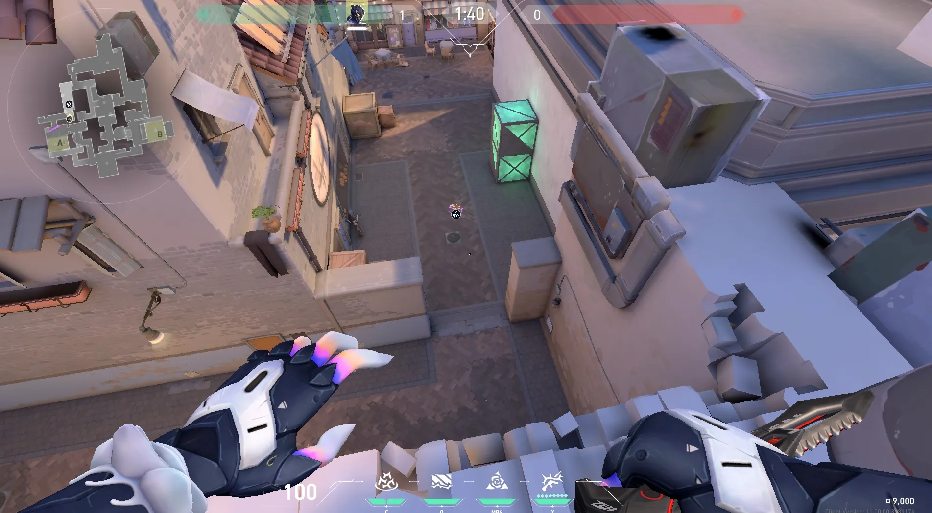 Vyse Razorvine on Ascent Defense Site A — step 3 of 4: Aim — line up the shot