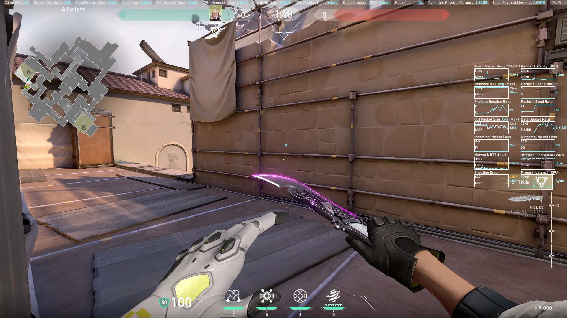 Deadlock Ult From Rafters to Generator — Deadlock lineup on Ascent