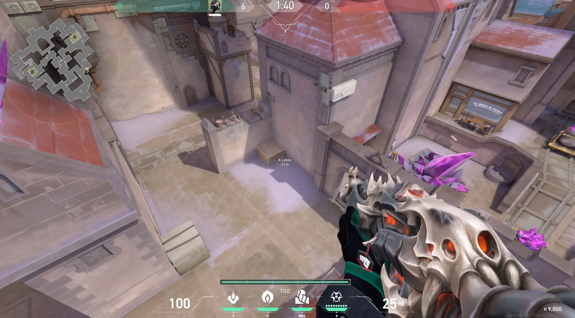 A Lobby to A Yard Smoke (attack) #1 — Viper lineup on Corrode