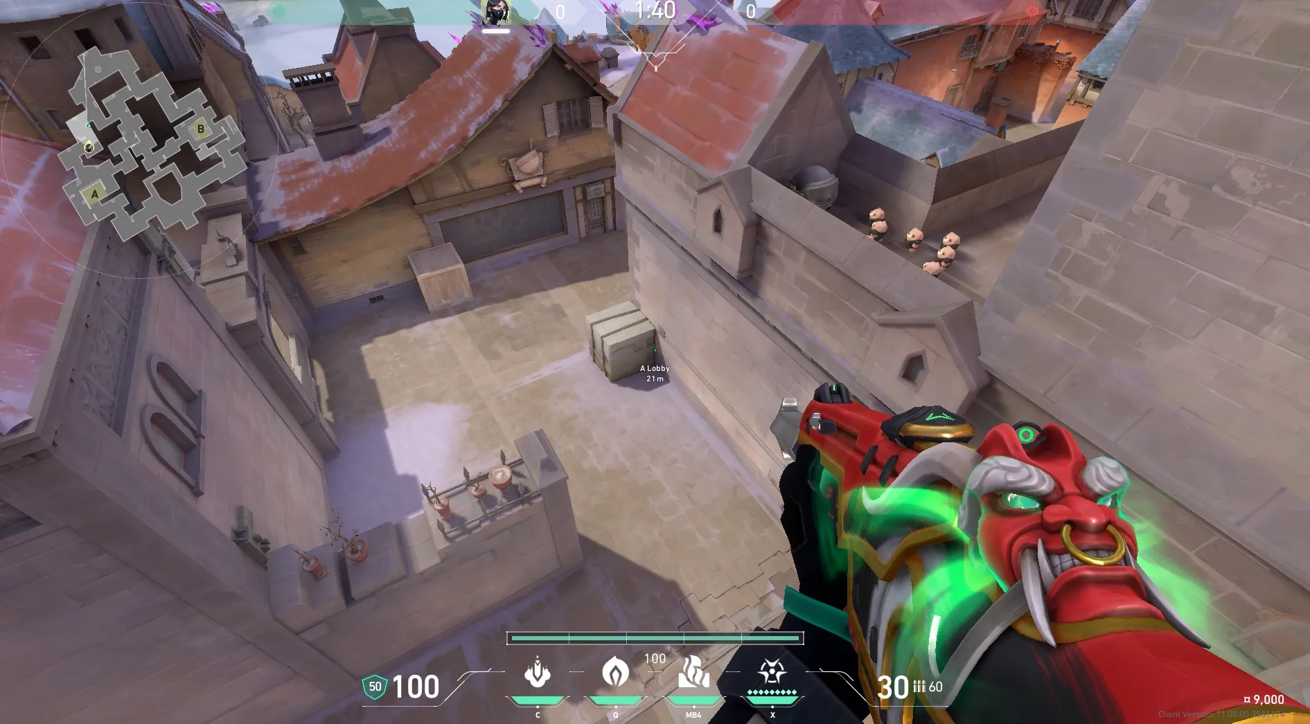 A Lobby to A Yard Smoke (attack) #2 — Viper lineup on Corrode