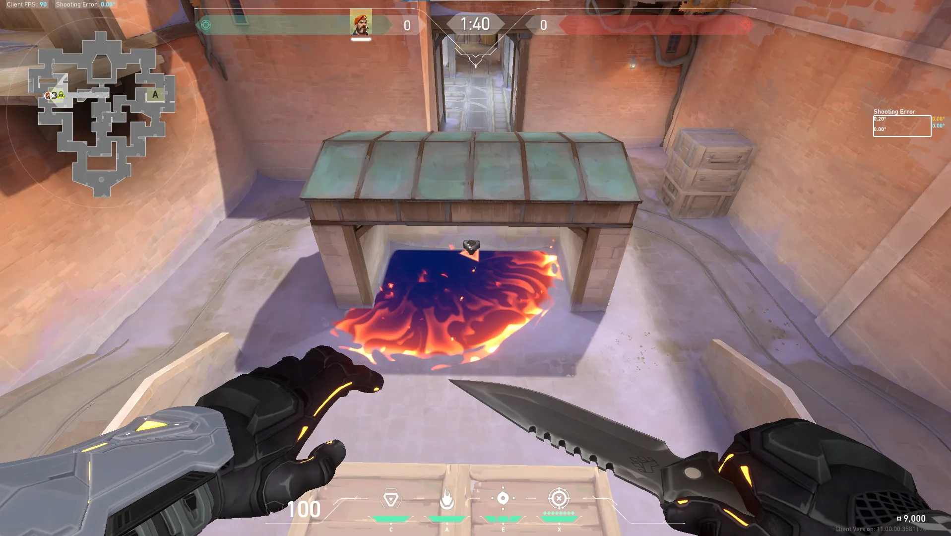 Brimstone Incendiary on Corrode Attack Site B — step 4 of 4: Result