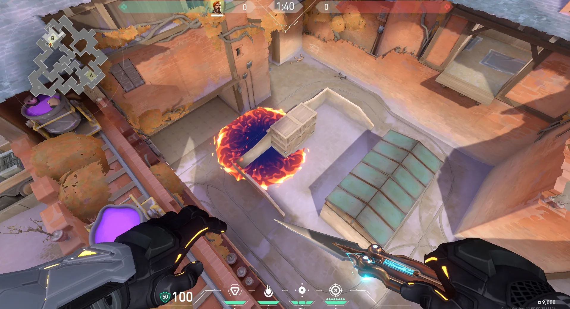 Brimstone Incendiary on Corrode Attack Site B — step 4 of 4: Result