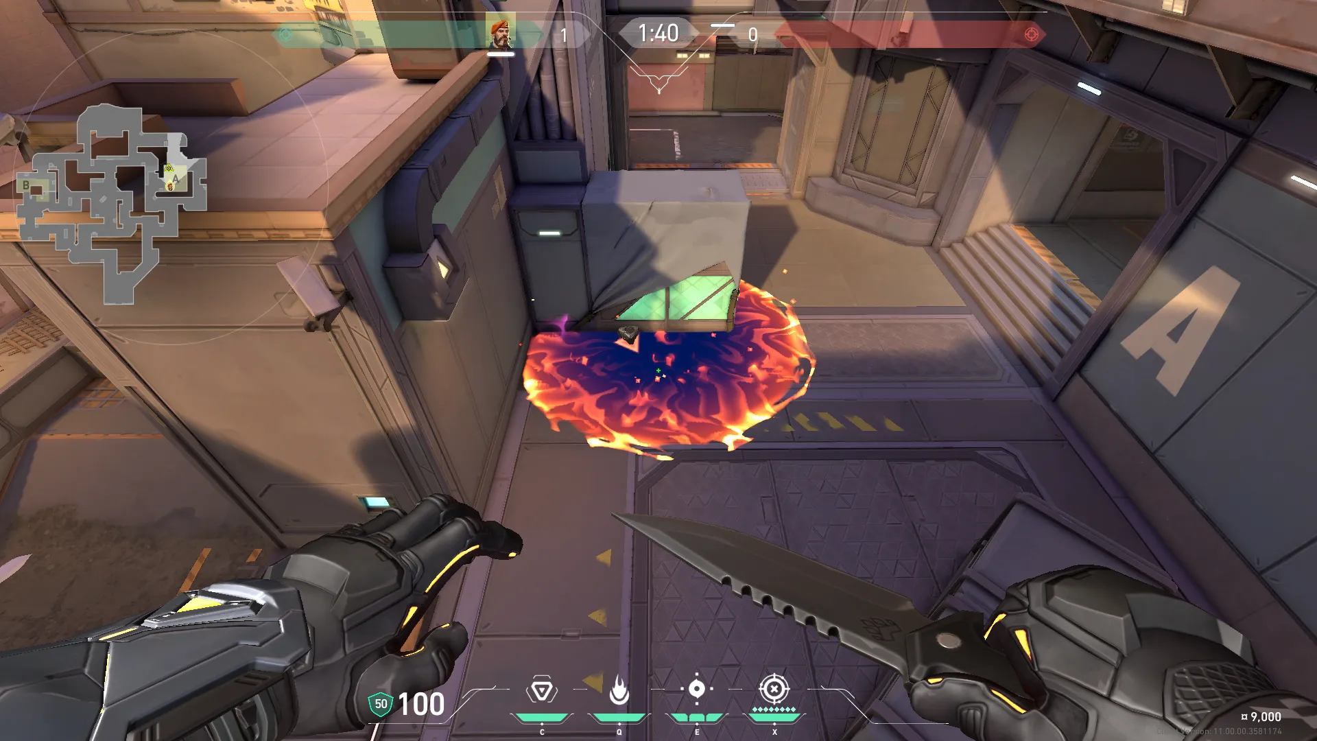 Brimstone Incendiary on Sunset Attack Site A — step 3 of 3: Result