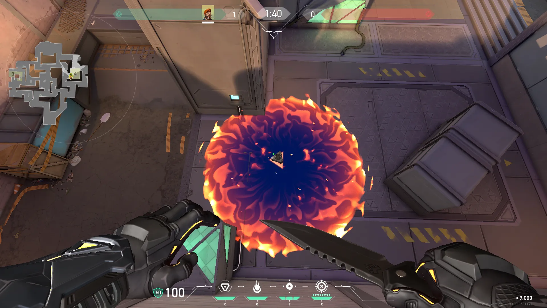 Brimstone Incendiary on Sunset Attack Site A — step 3 of 3: Result