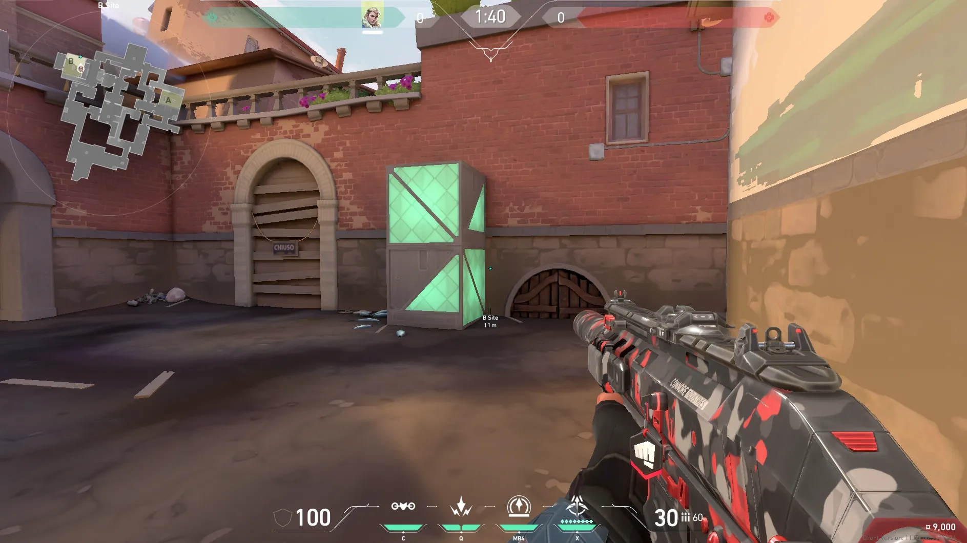 B Stairs to A Lobby Shocks (anti-cypher Flank) — Sova lineup on Ascent