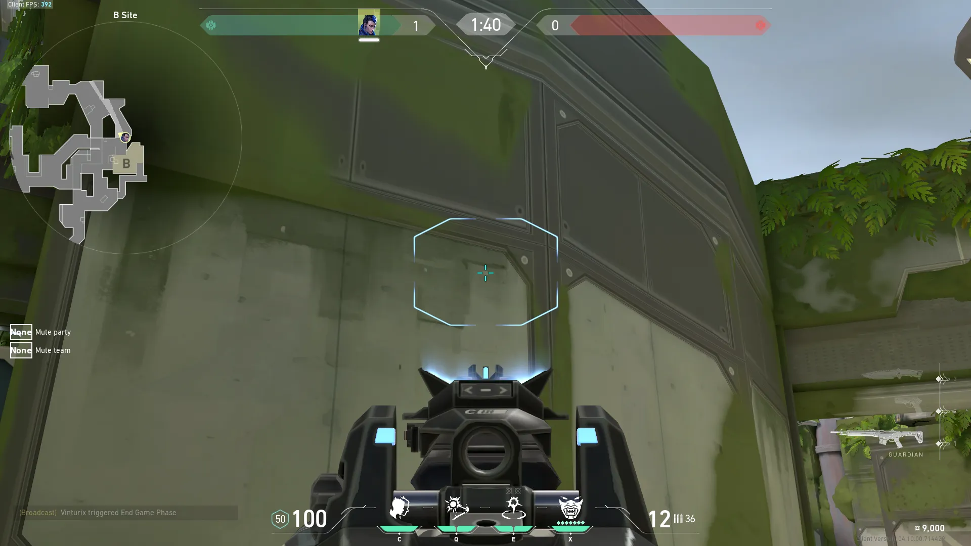 Yoru Gatecrash on Fracture Defense Site B — step 2 of 3: Aim — line up the shot