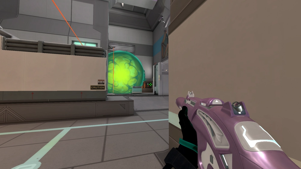 Viper Poison Cloud on Icebox Attack Site A — step 4 of 5: Aim — line up the shot