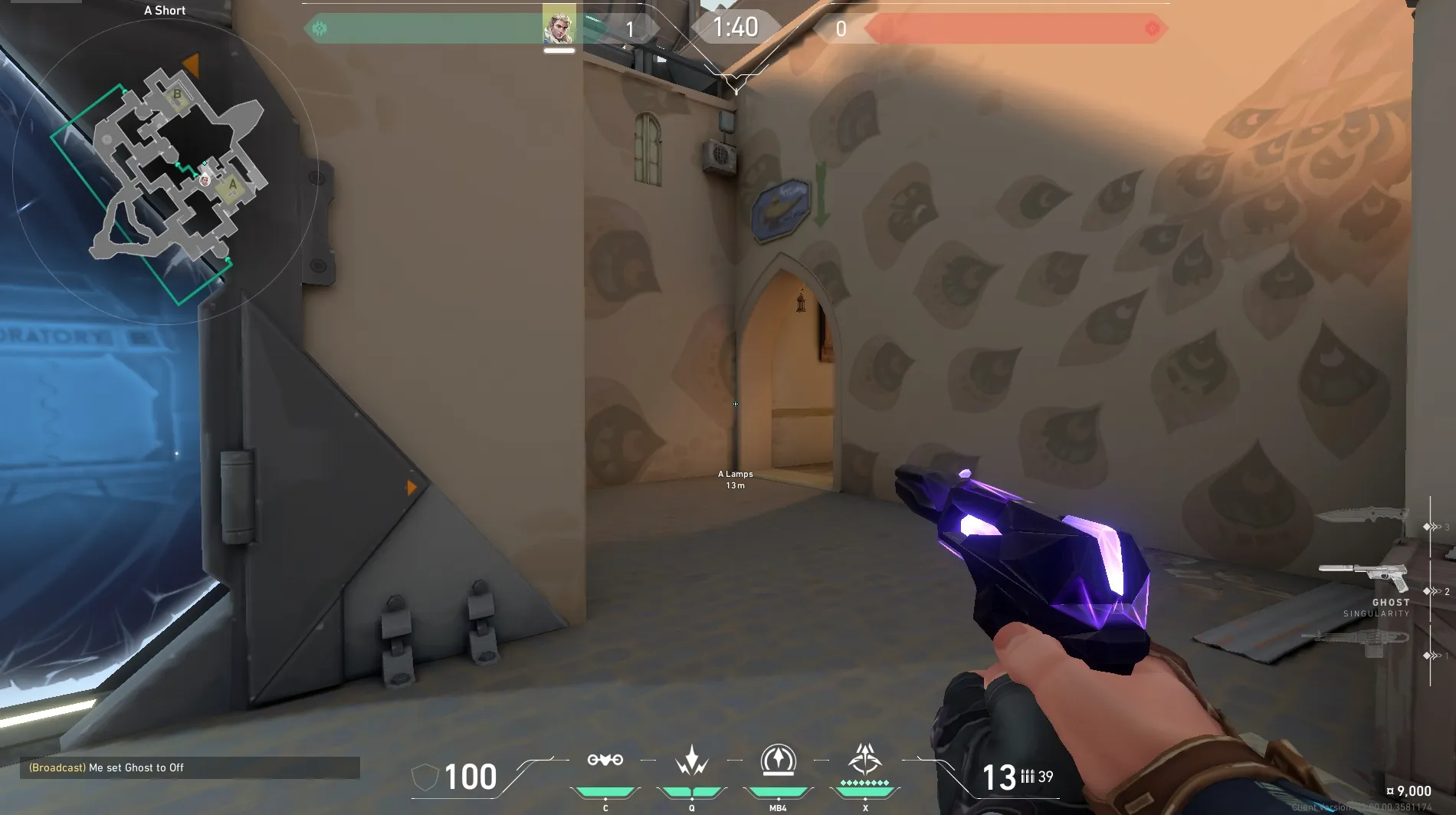 A Lamps to A Lobby (defence) — Sova lineup on Bind