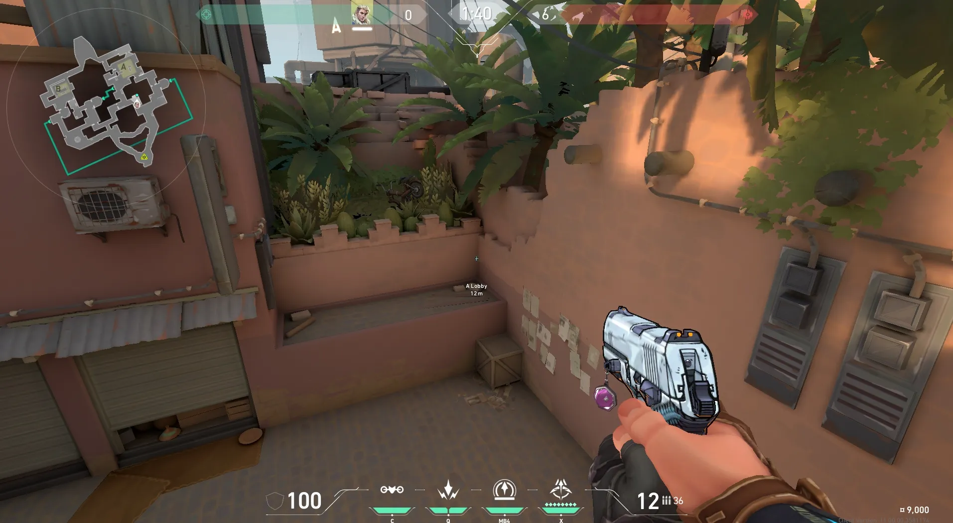 A Short to A Exit Teleporter (open Door) — Sova lineup on Bind