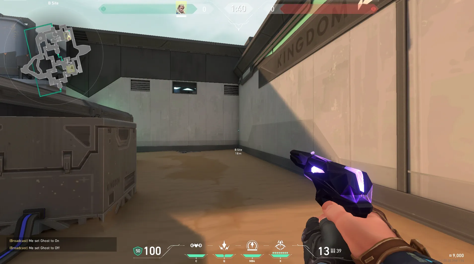 B Site to A Lobby (support) — Sova lineup on Bind