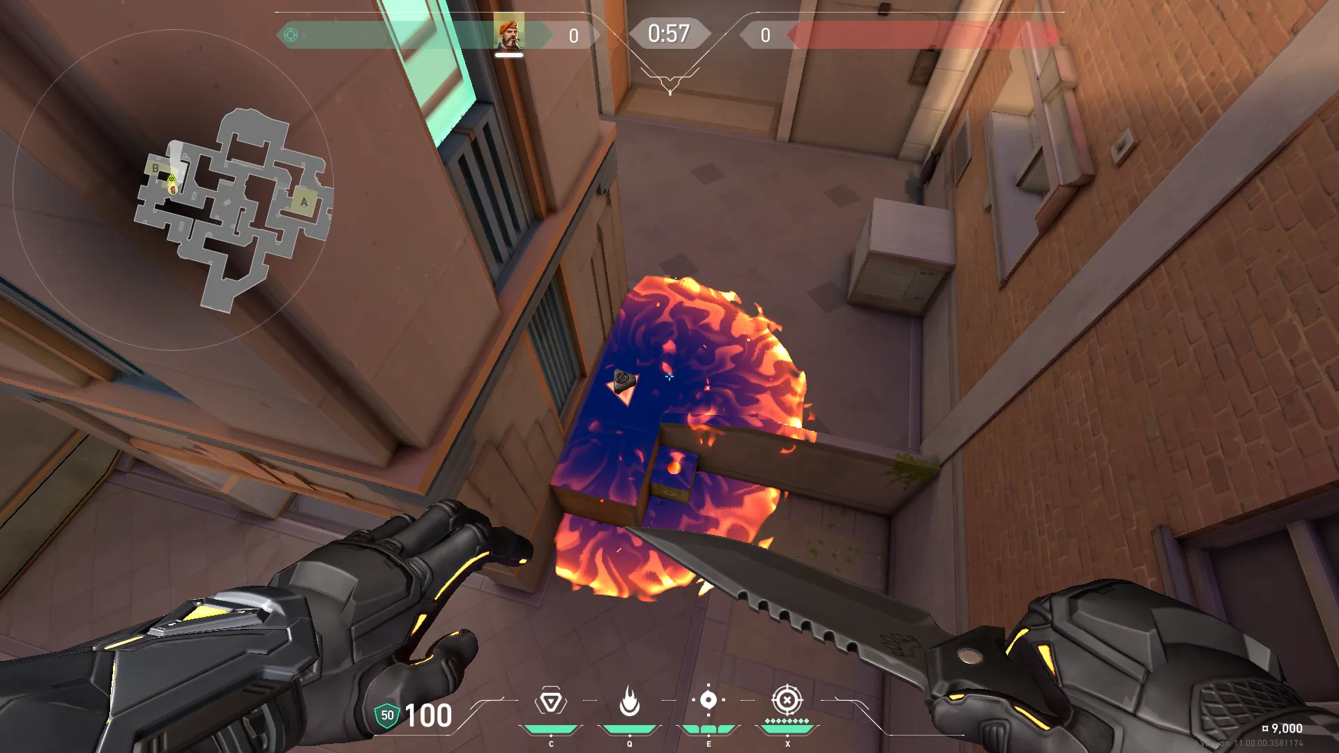Brimstone Incendiary on Sunset Attack Site B — step 3 of 3: Result