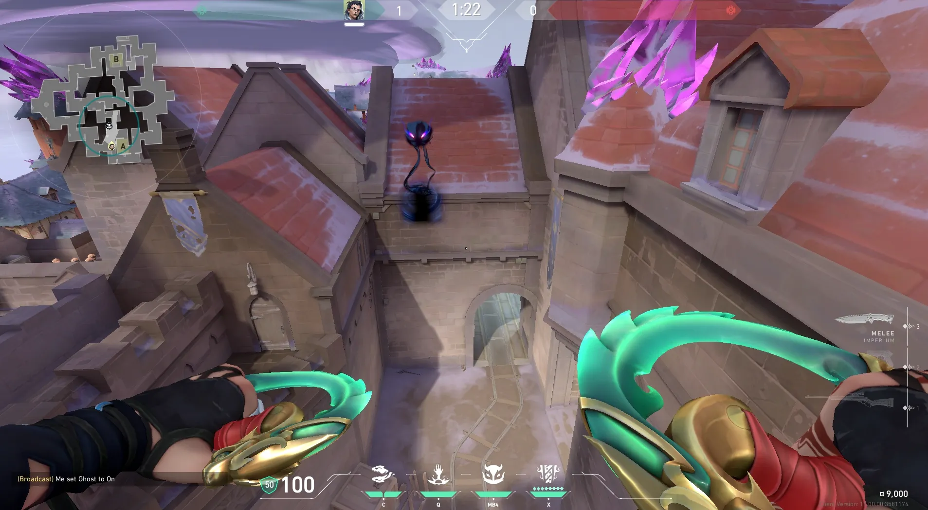 Fade Haunt on Corrode Attack Site A — step 4 of 4: Result