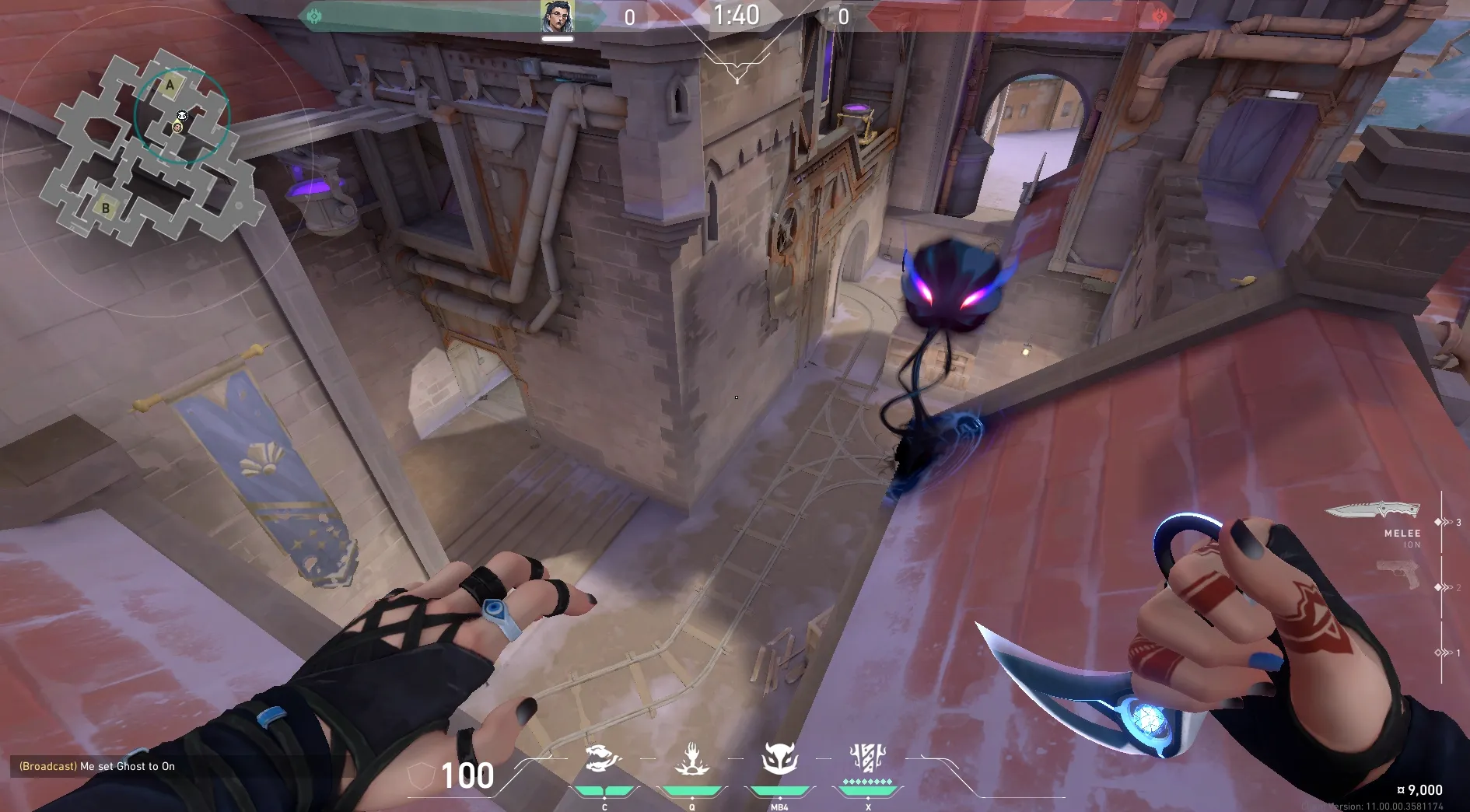 Fade Haunt on Corrode Attack Site A — step 4 of 4: Result