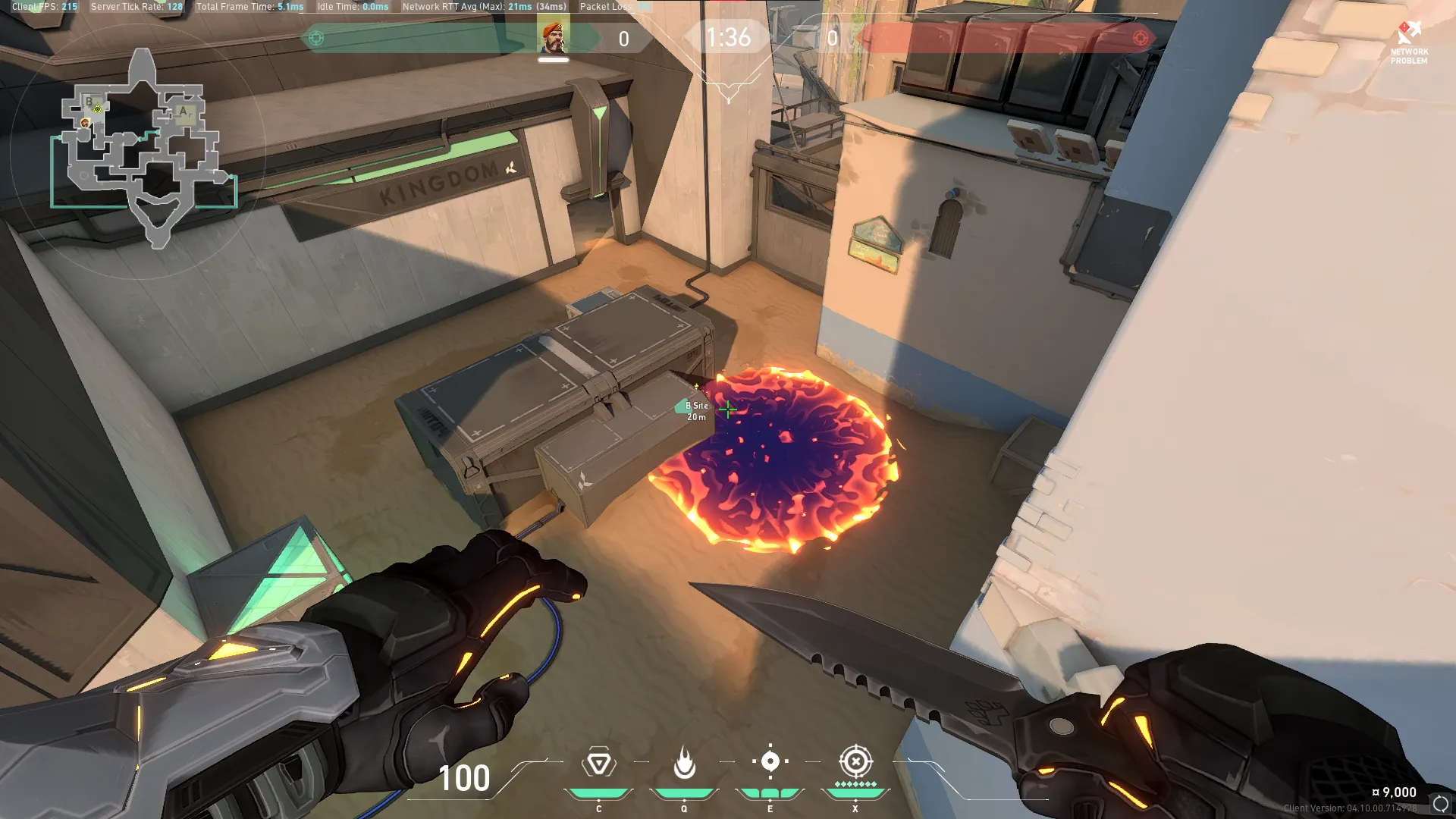 Brimstone Incendiary on Bind Attack Site B — step 3 of 3: Result