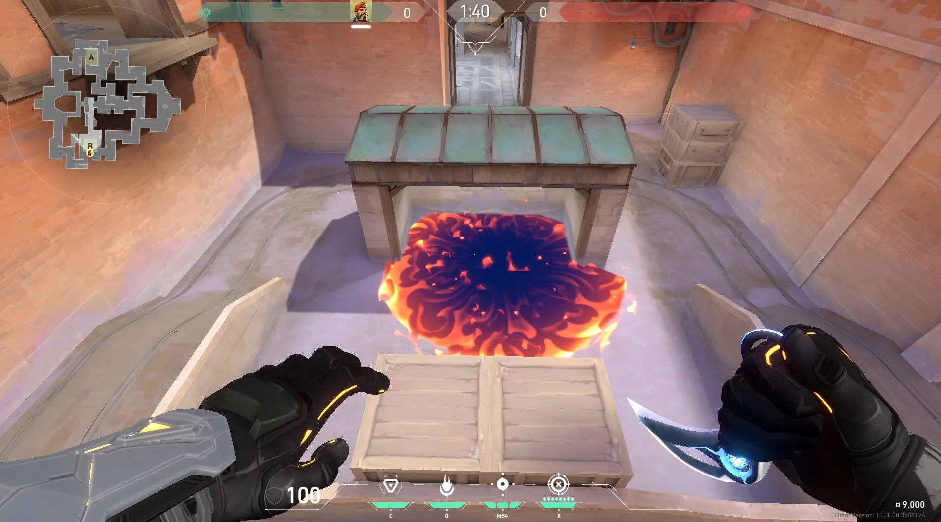 Brimstone Incendiary on Corrode Attack Site B — step 5 of 5: Result