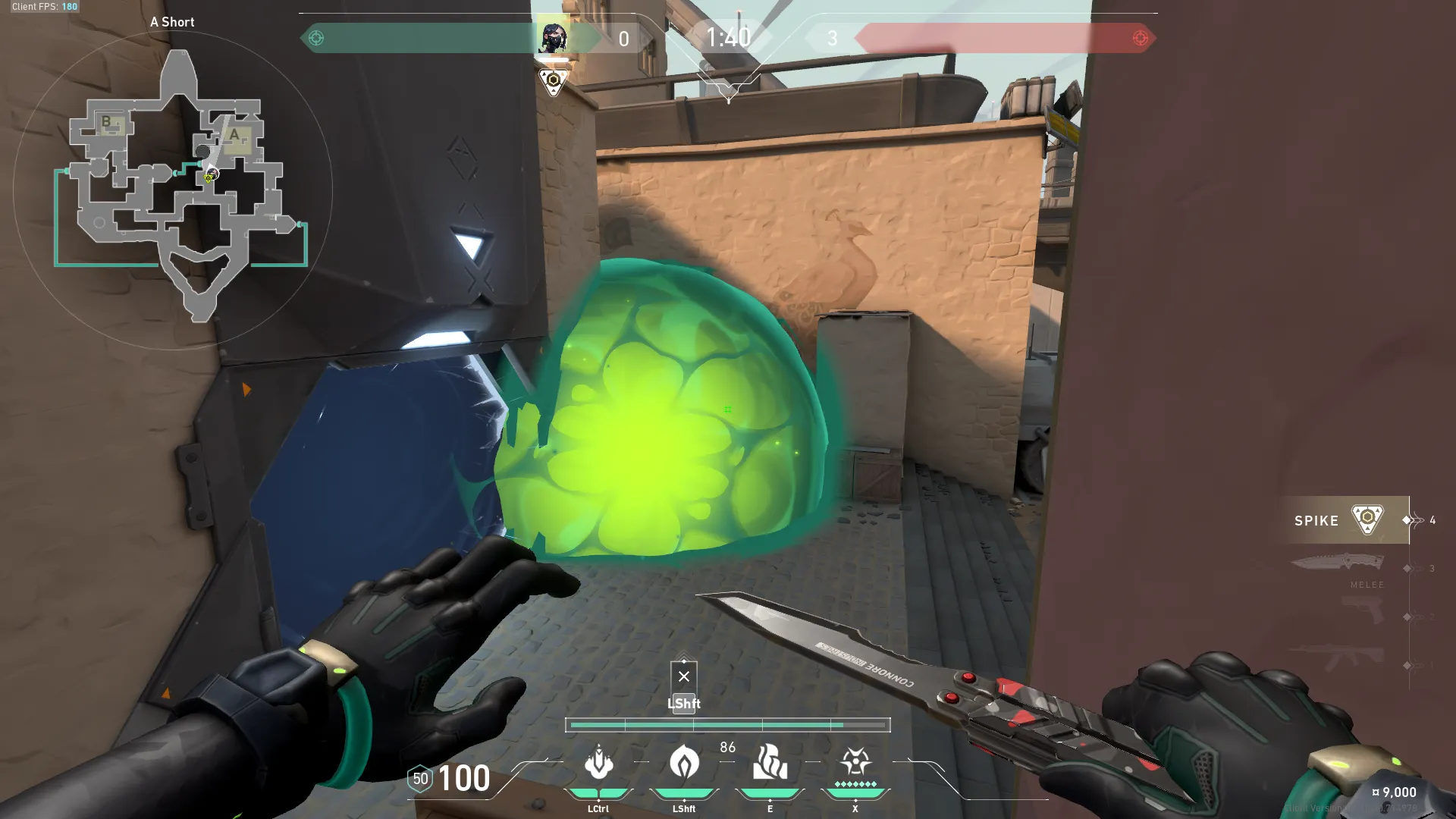 Viper Poison Cloud on Bind Attack Site A — step 3 of 3: Result