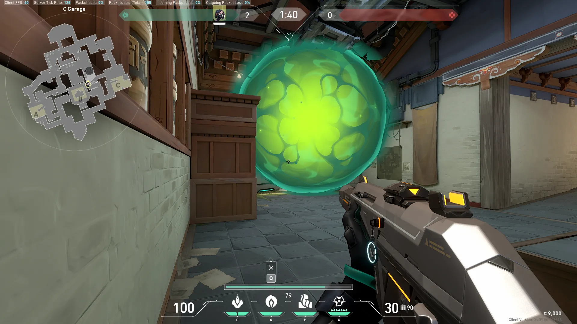 Viper Poison Cloud on Haven Defense Site C — step 3 of 4: Aim — line up the shot