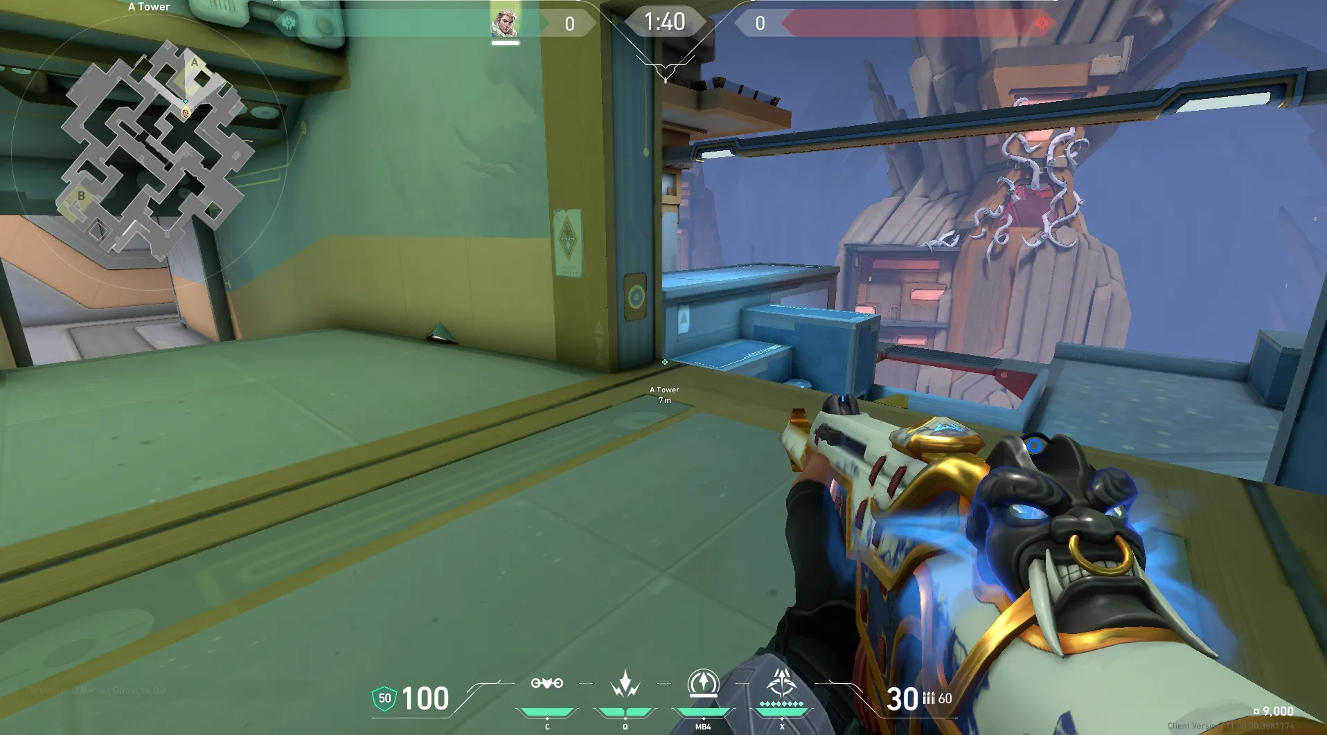 A Tower to A Lobby (defence) — Sova lineup on Abyss