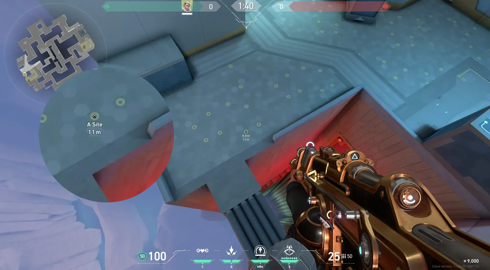 A Site to A Lobby (defence) #1 — Sova lineup on Abyss