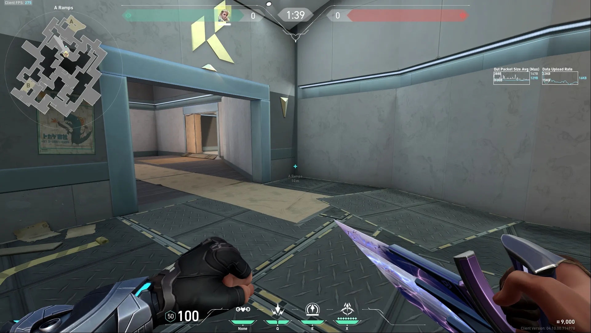 A Ramps to B Garage Recon Dart — Sova lineup on Split