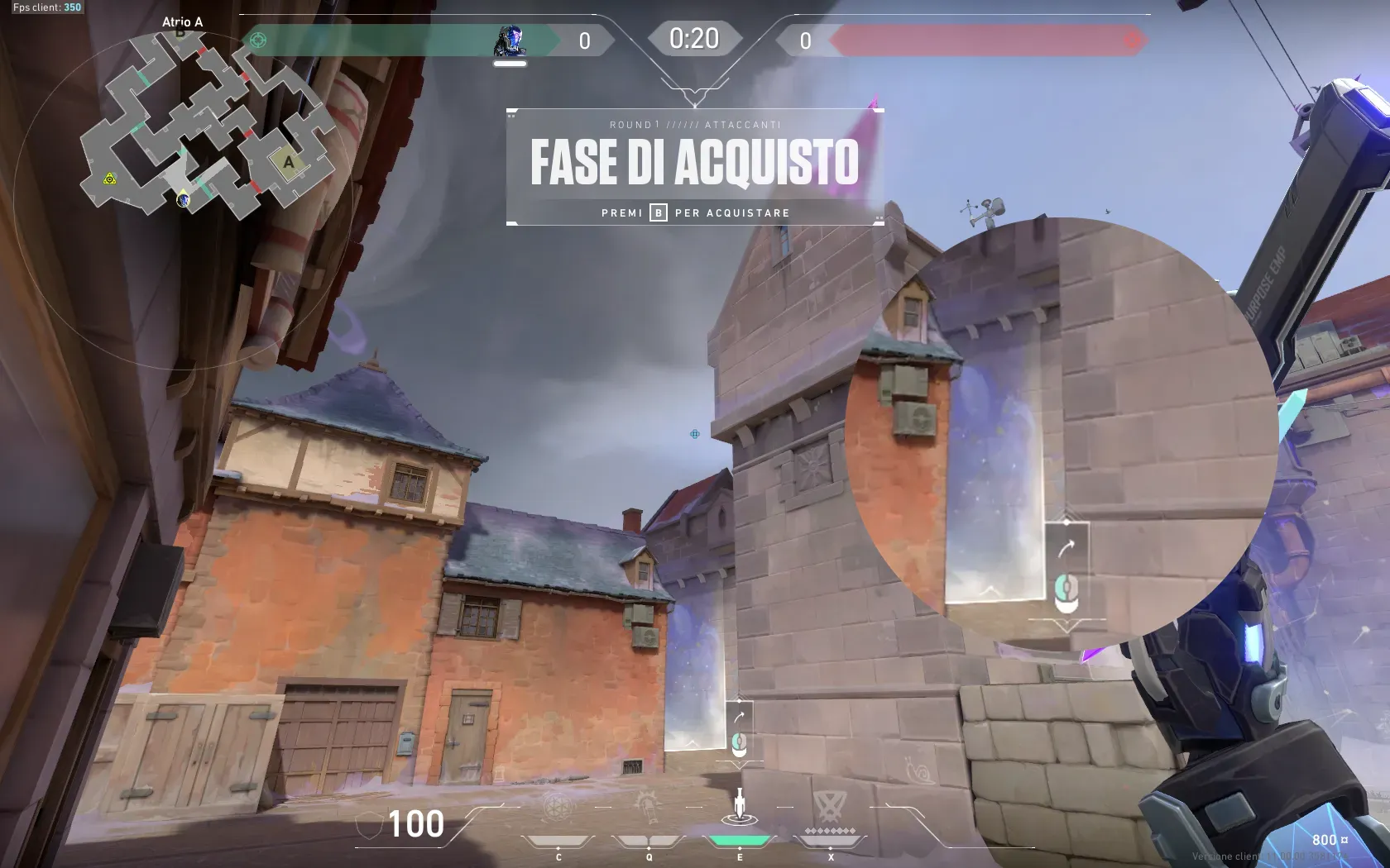 KAY/O Zero_Point on Corrode Attack Site A — step 2 of 3: Aim — line up the shot