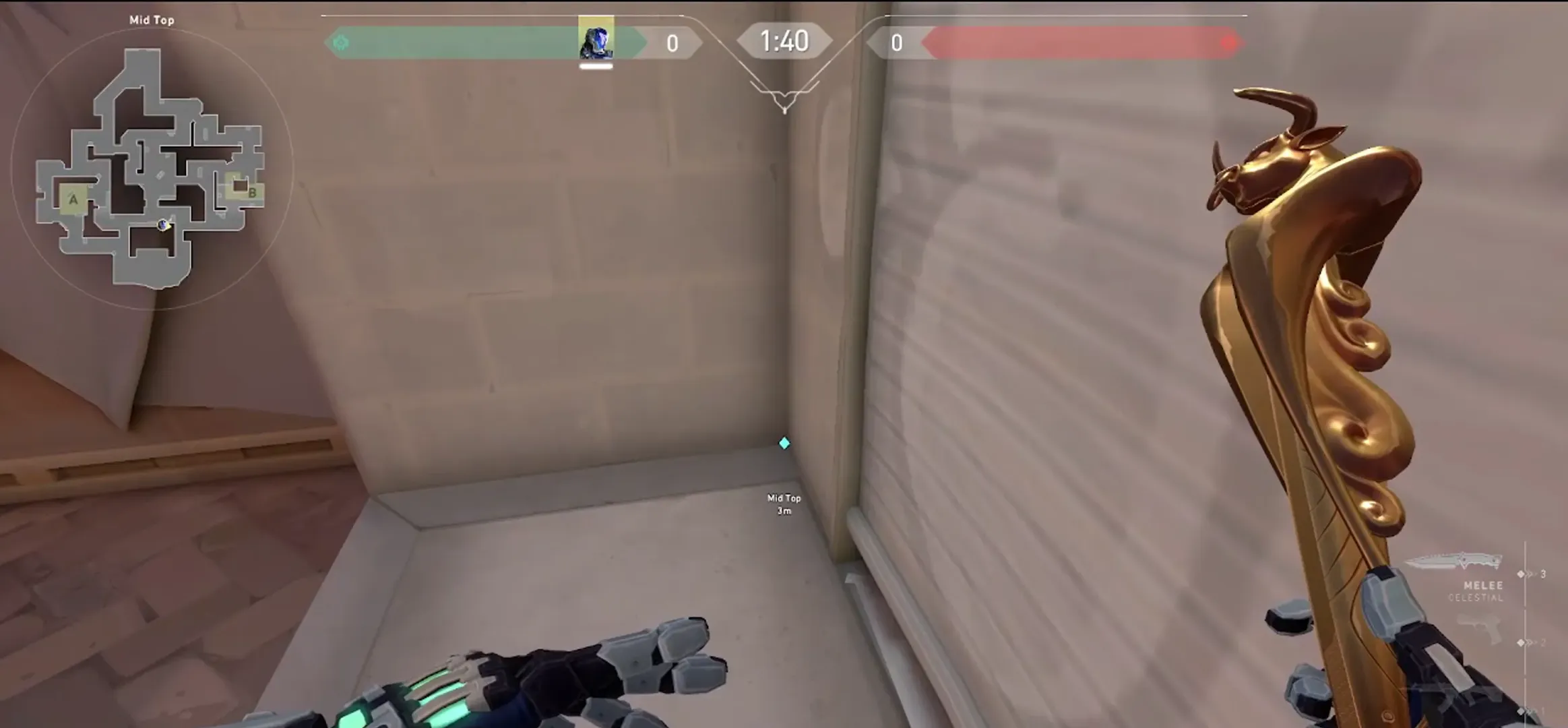 Kay/o Knive Mid Defense Retake A Site — KAY/O lineup on Sunset