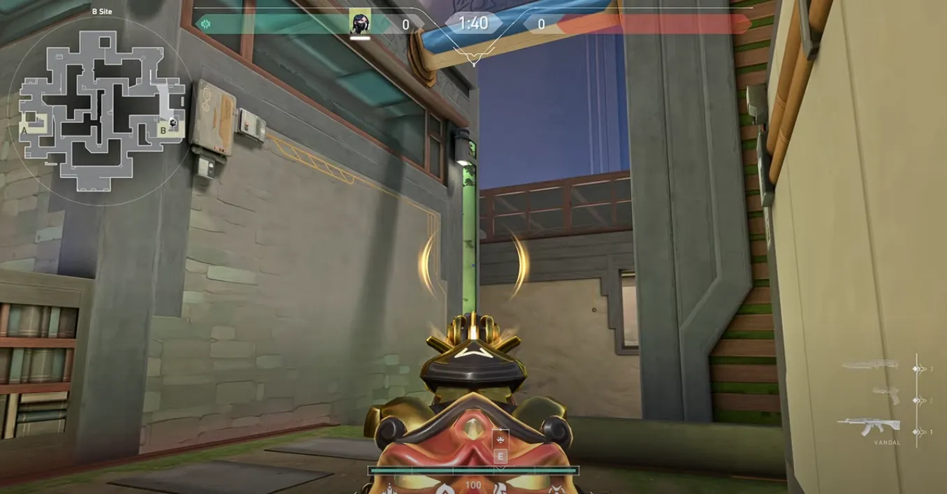 Viper Poison Cloud on Abyss Defense Site B — step 2 of 3: Aim — line up the shot