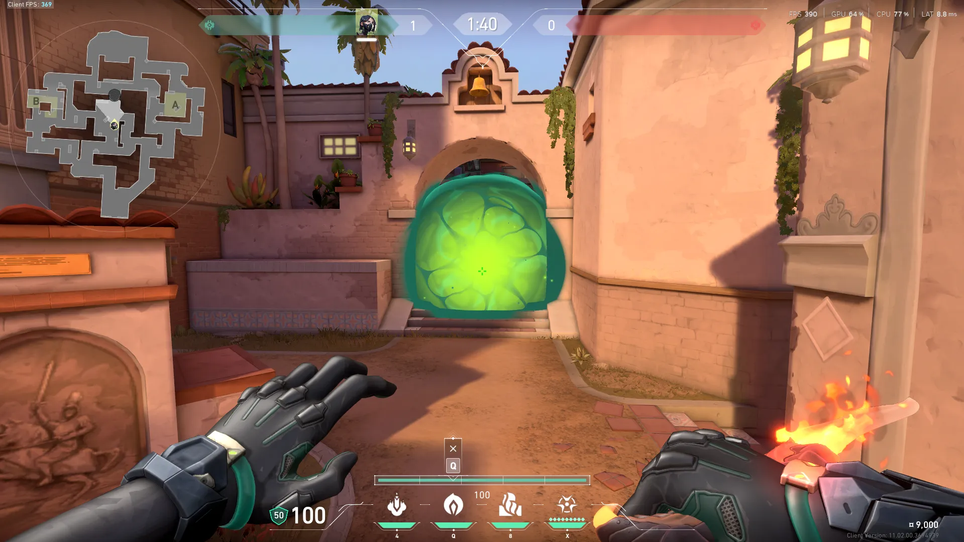 Viper Poison Cloud on Sunset Attack Mid — step 3 of 3: Result