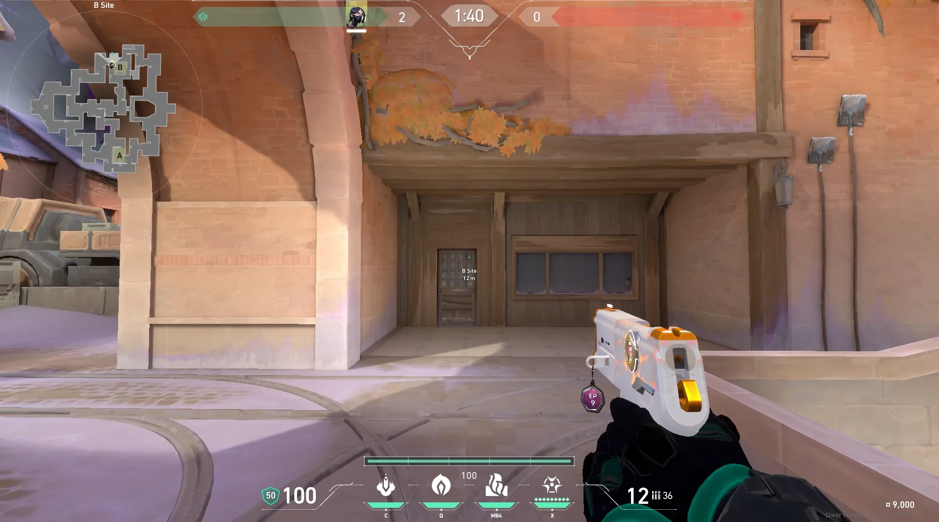 B Site Viper Wall (defence) #2 — Viper lineup on Corrode