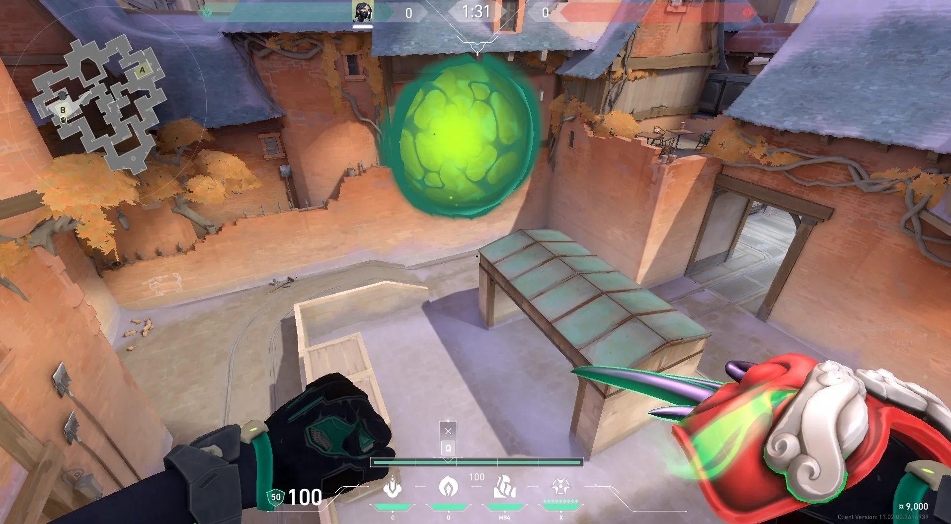 Viper Poison Cloud on Corrode Attack Site B — step 4 of 4: Result