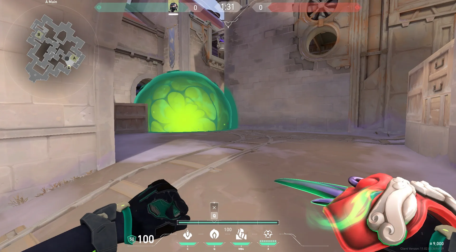 Viper Poison Cloud on Corrode Attack Site A — step 5 of 5: Result