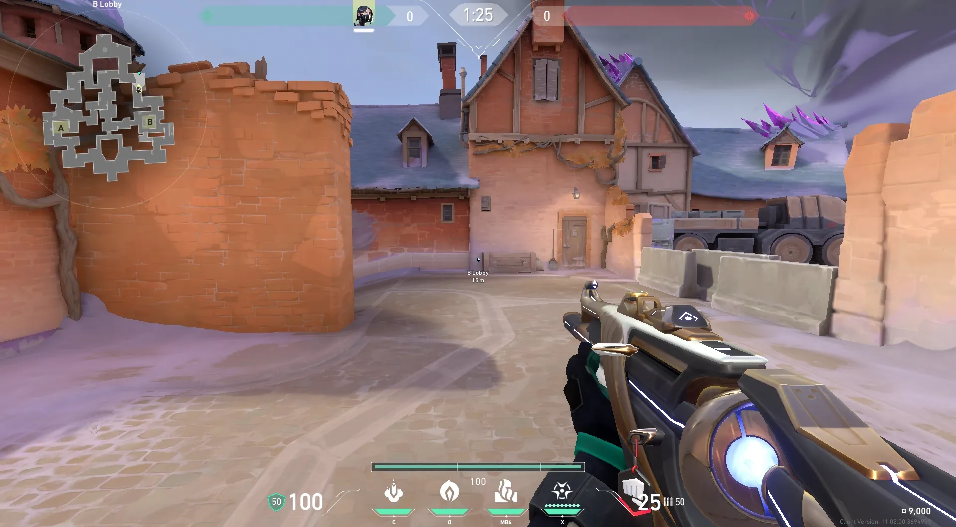 B Lobby to Mid Stairs Smoke (attack) — Viper lineup on Corrode