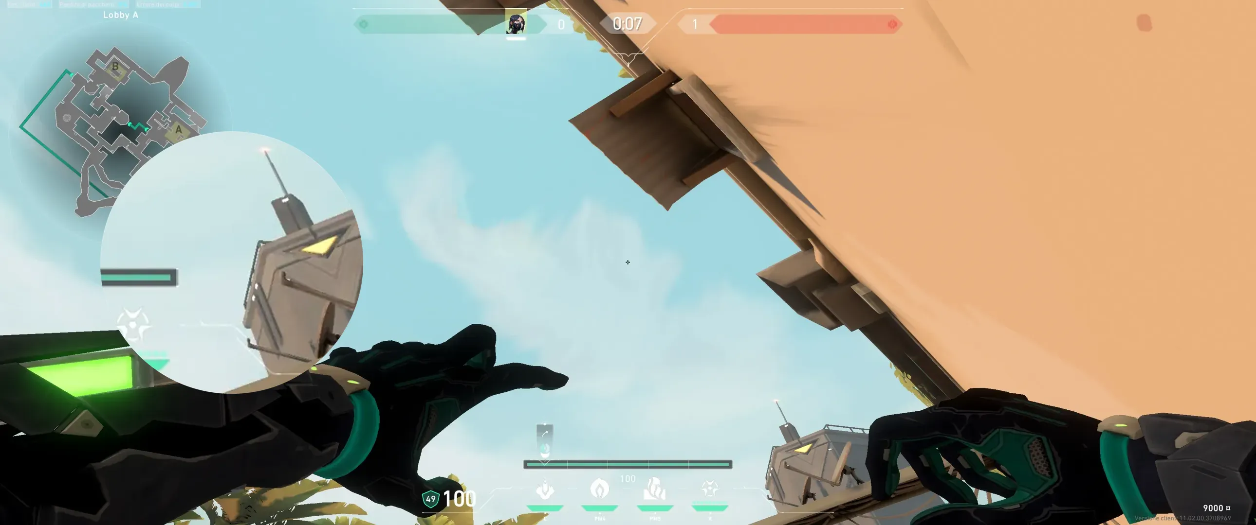 Viper Snake Bite on Bind Attack Site A — step 2 of 3: Aim — line up the shot