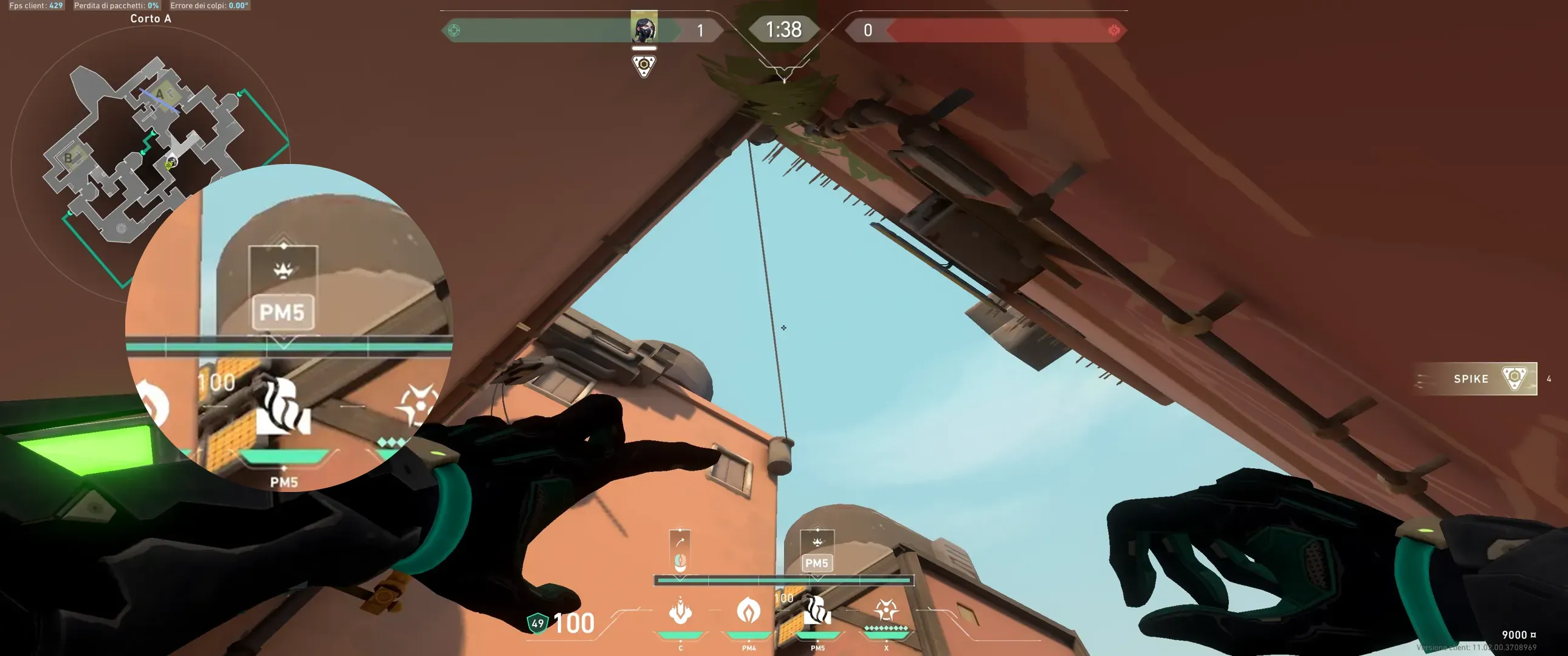 Viper Snake Bite on Bind Attack Site A — step 2 of 3: Aim — line up the shot