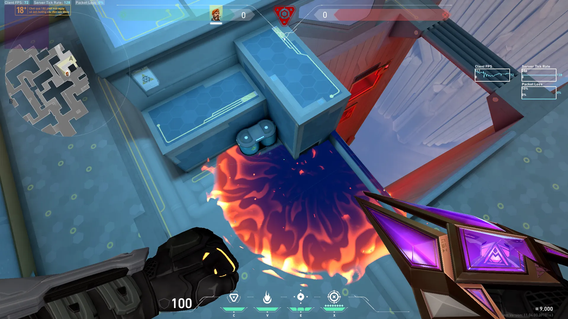 Brimstone Incendiary on Abyss Attack Site A — step 3 of 3: Result