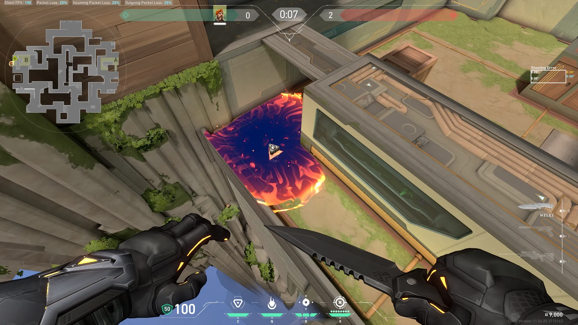 Brimstone Incendiary on Abyss Attack Site B — step 3 of 3: Result