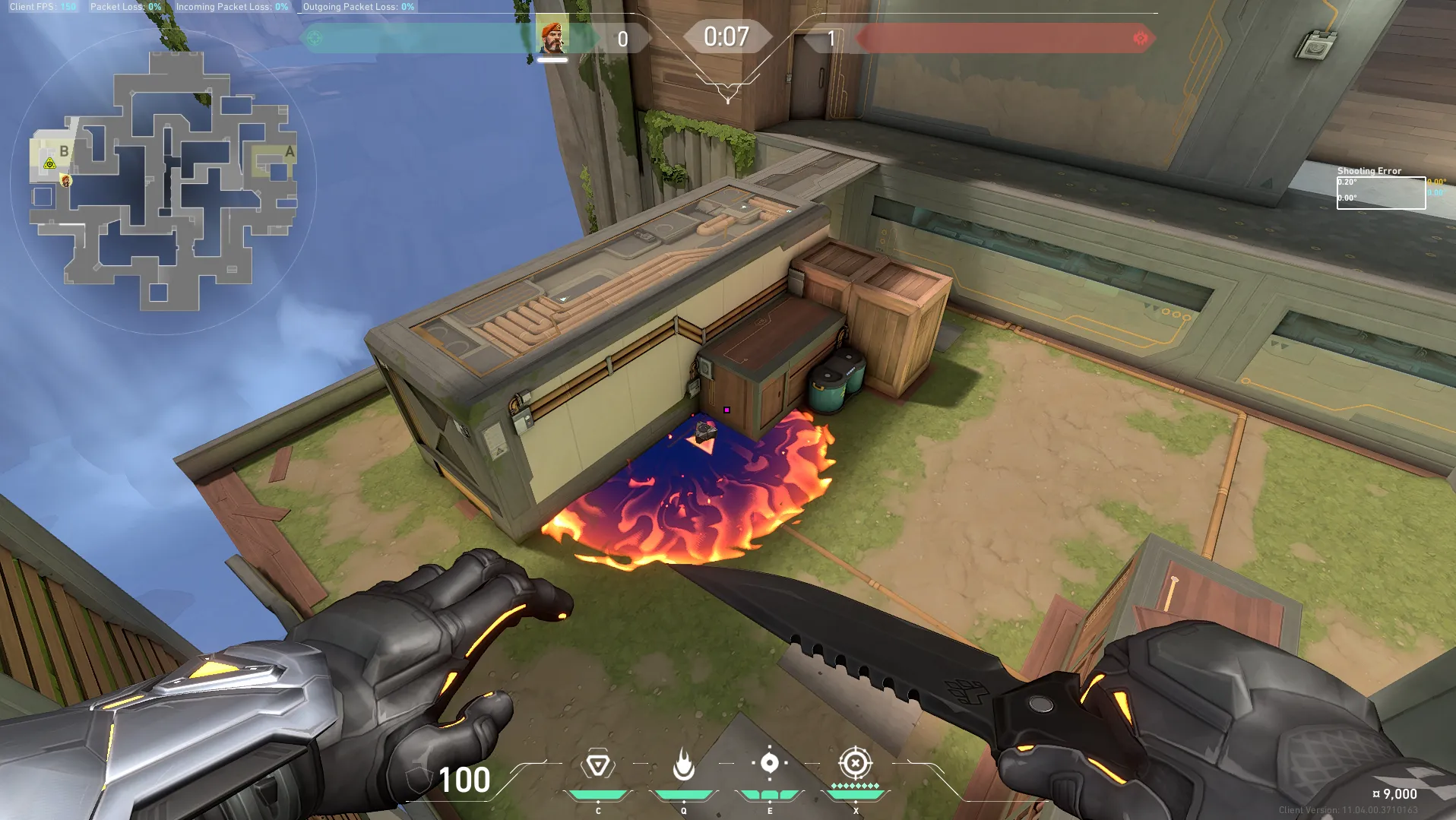 Brimstone Incendiary on Abyss Attack Site B — step 3 of 3: Result