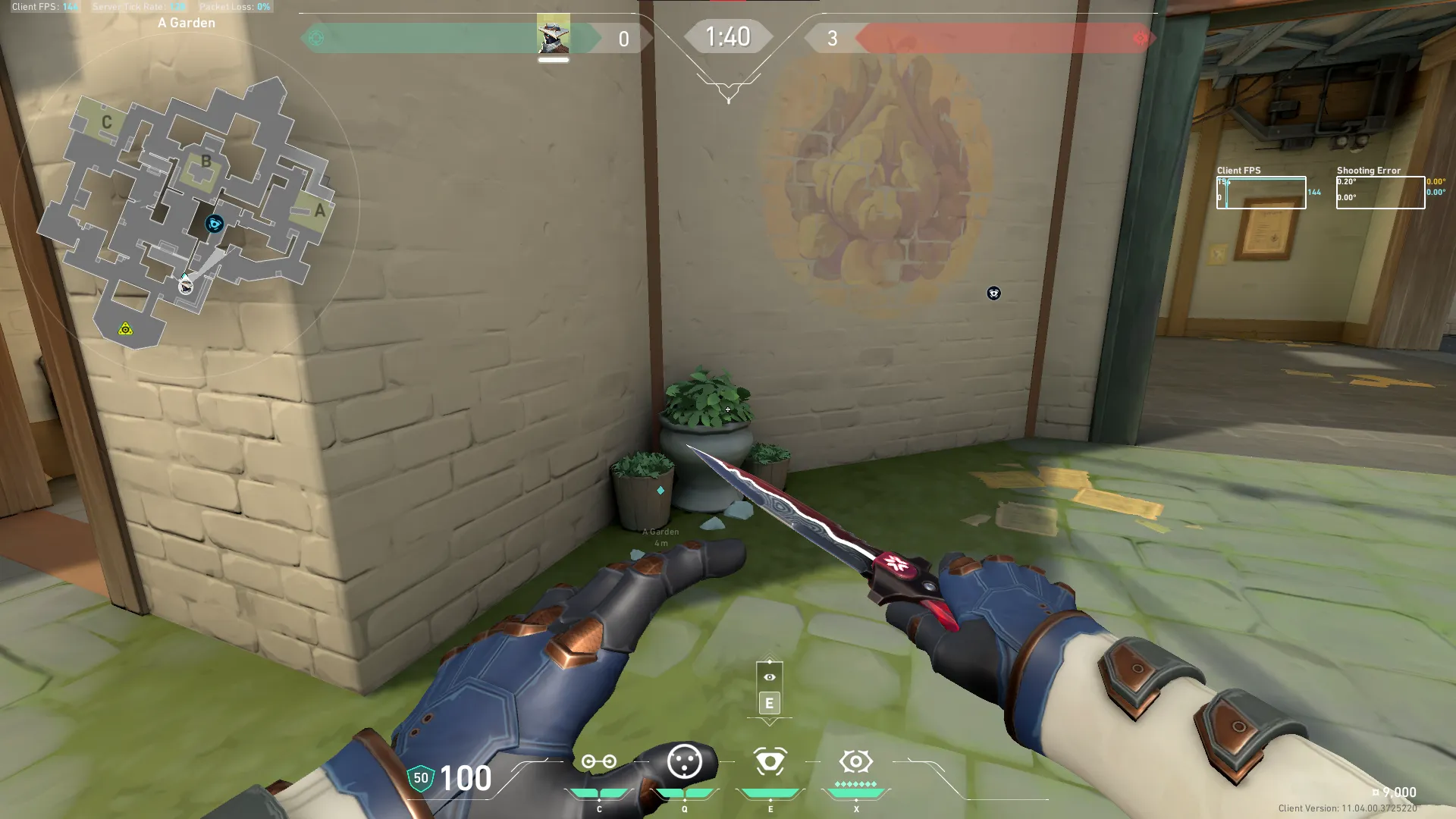 Cypher Trapwire on Haven Attack Site A — step 7 of 9: Aim — line up the shot