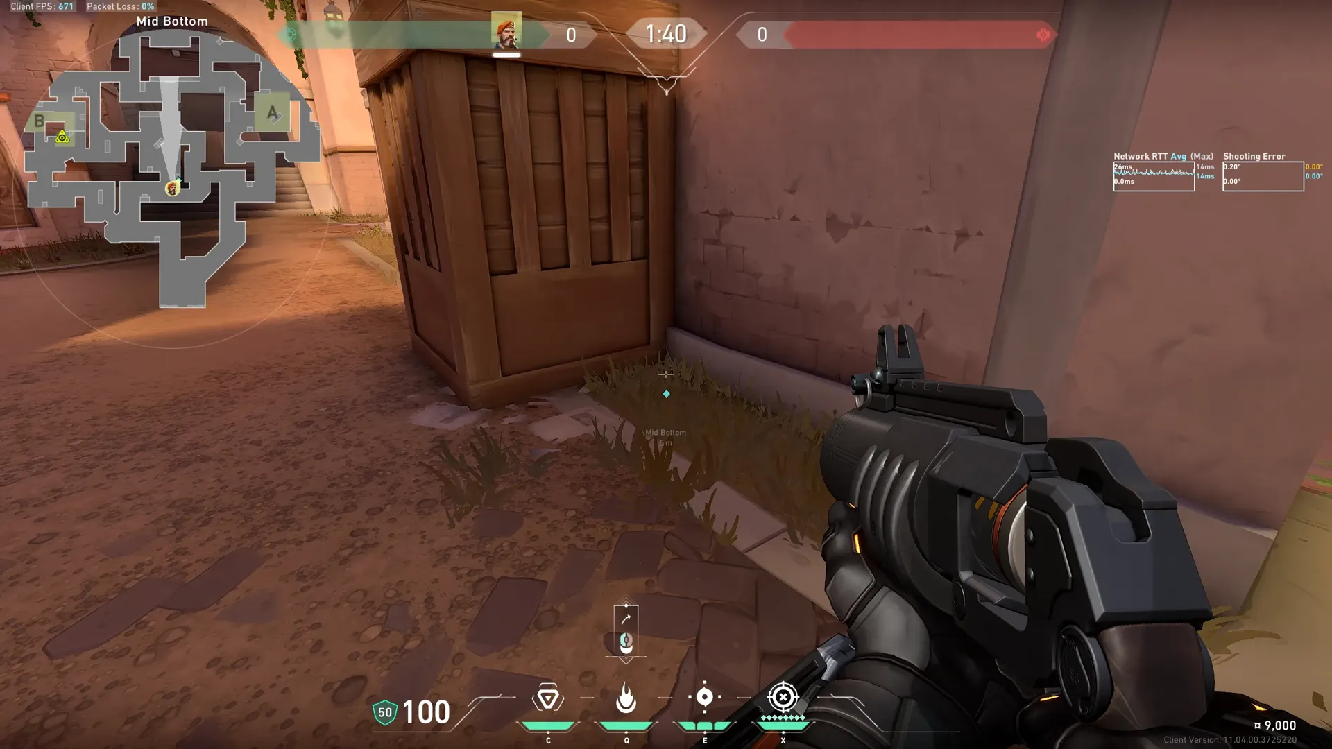 Brimstone Incendiary on Sunset Attack Site B — step 4 of 5: Aim — line up the shot