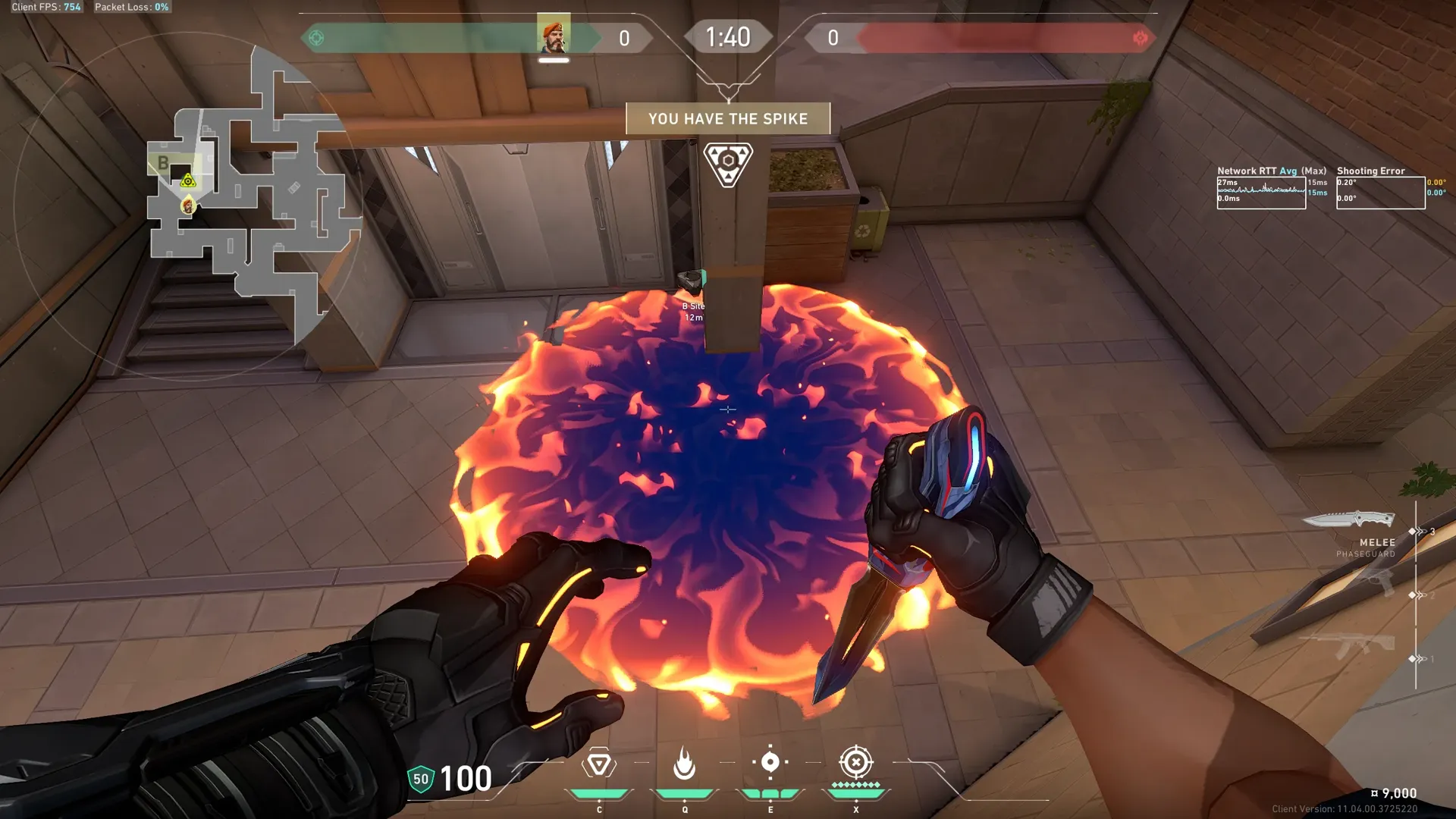 Brimstone Incendiary on Sunset Attack Site B — step 5 of 5: Result