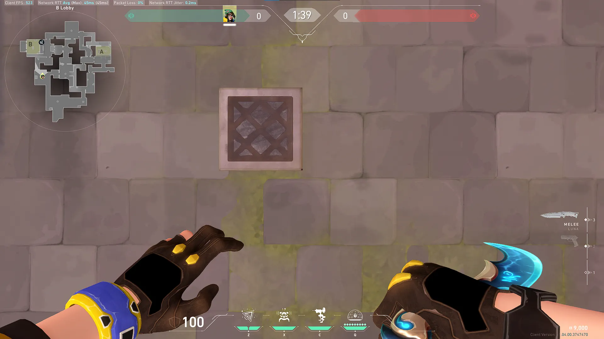 Killjoy Nanoswarm on Ascent Attack Site B — step 2 of 4: Aim — line up the shot