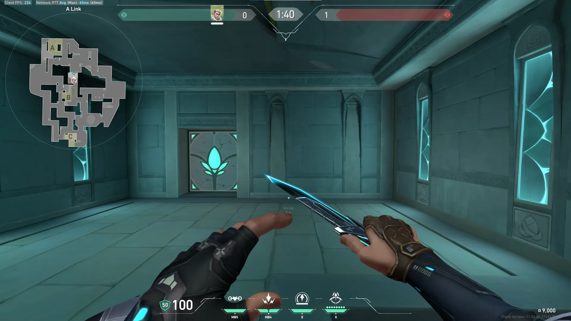 Sova Recon Bolt on Lotus Defense Site A — step 5 of 6: Aim — line up the shot