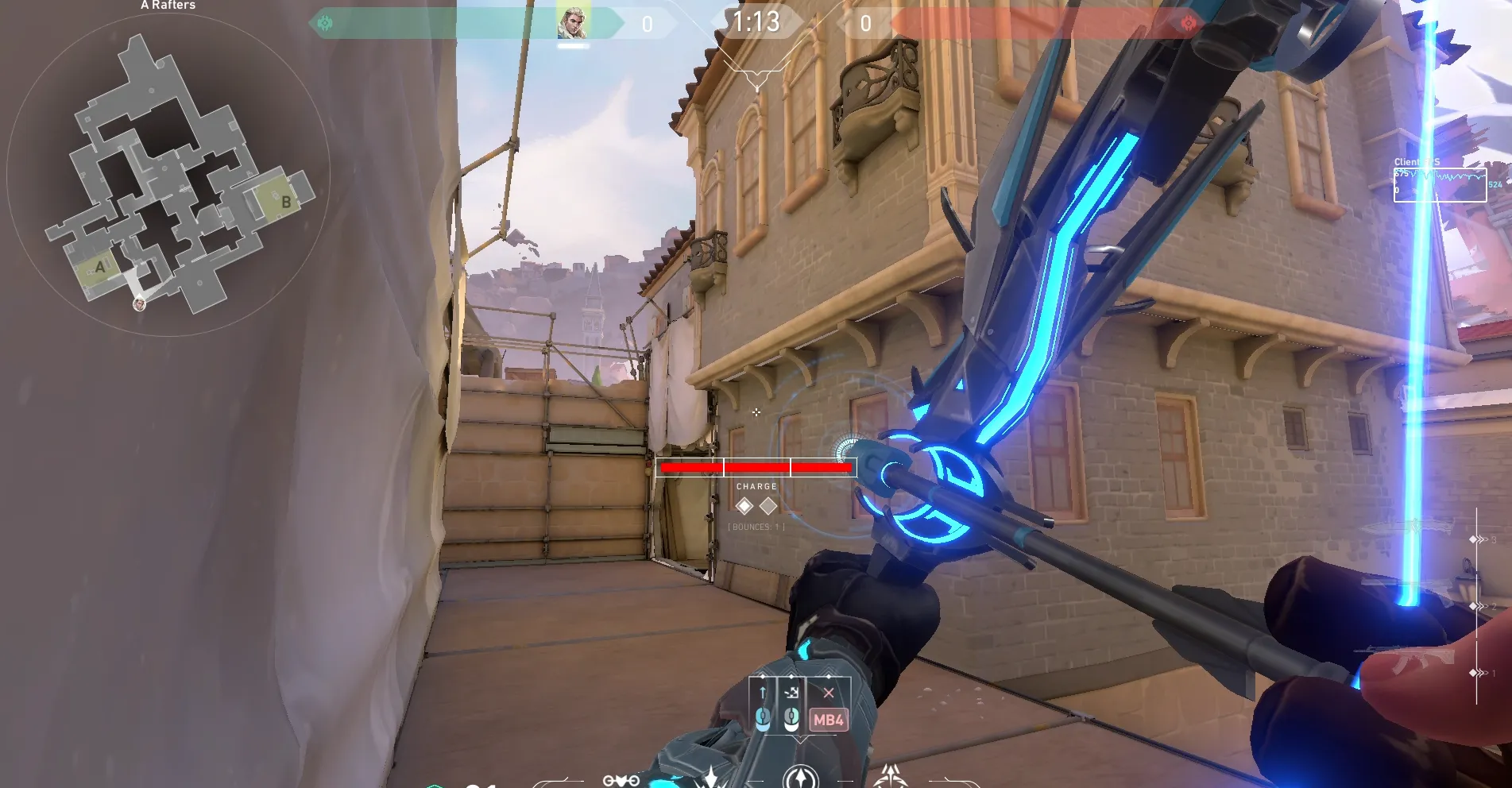 Sova Dart A Retake — Sova lineup on Ascent