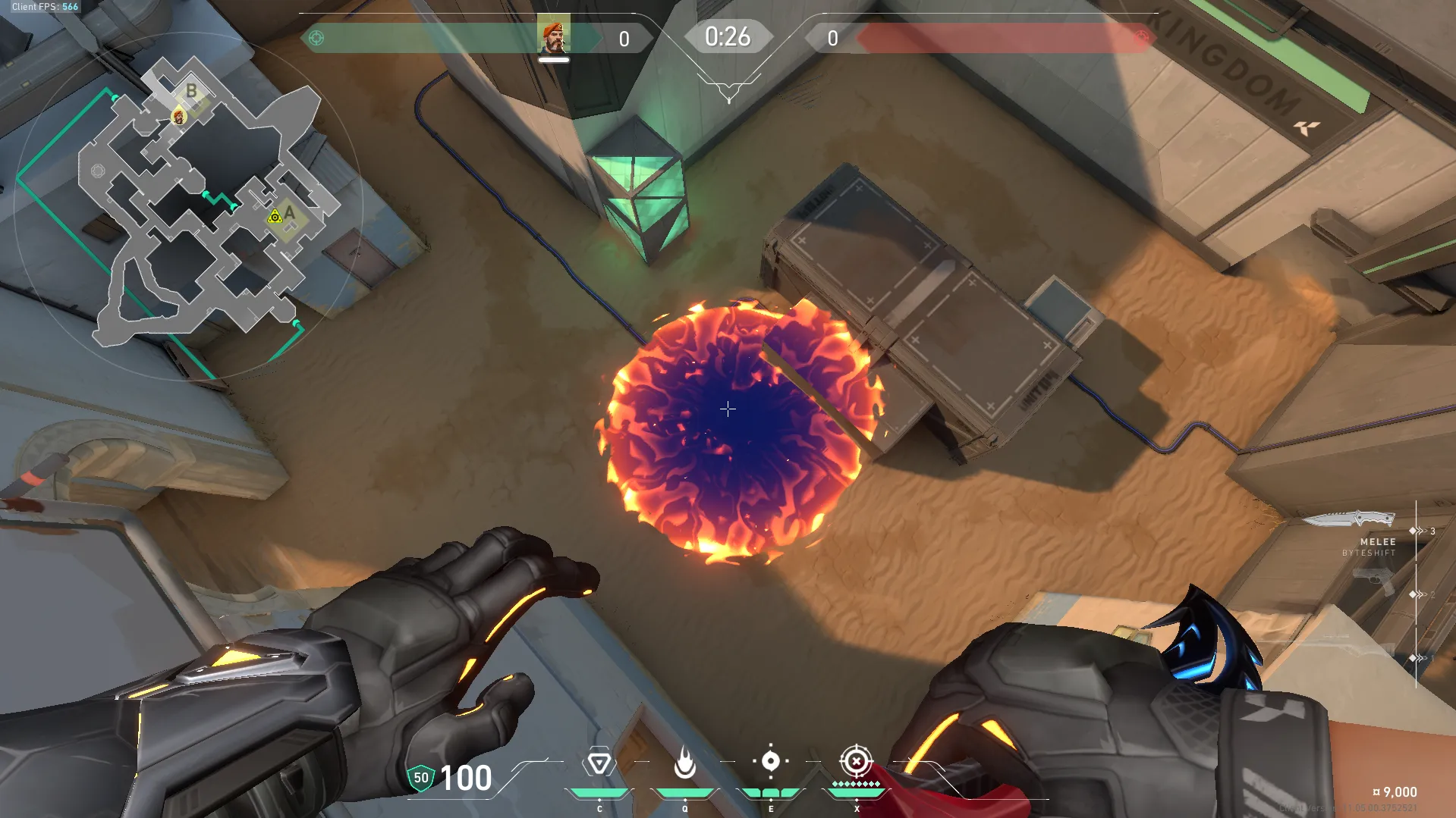 Brimstone Incendiary on Bind Attack Site B — step 4 of 4: Result