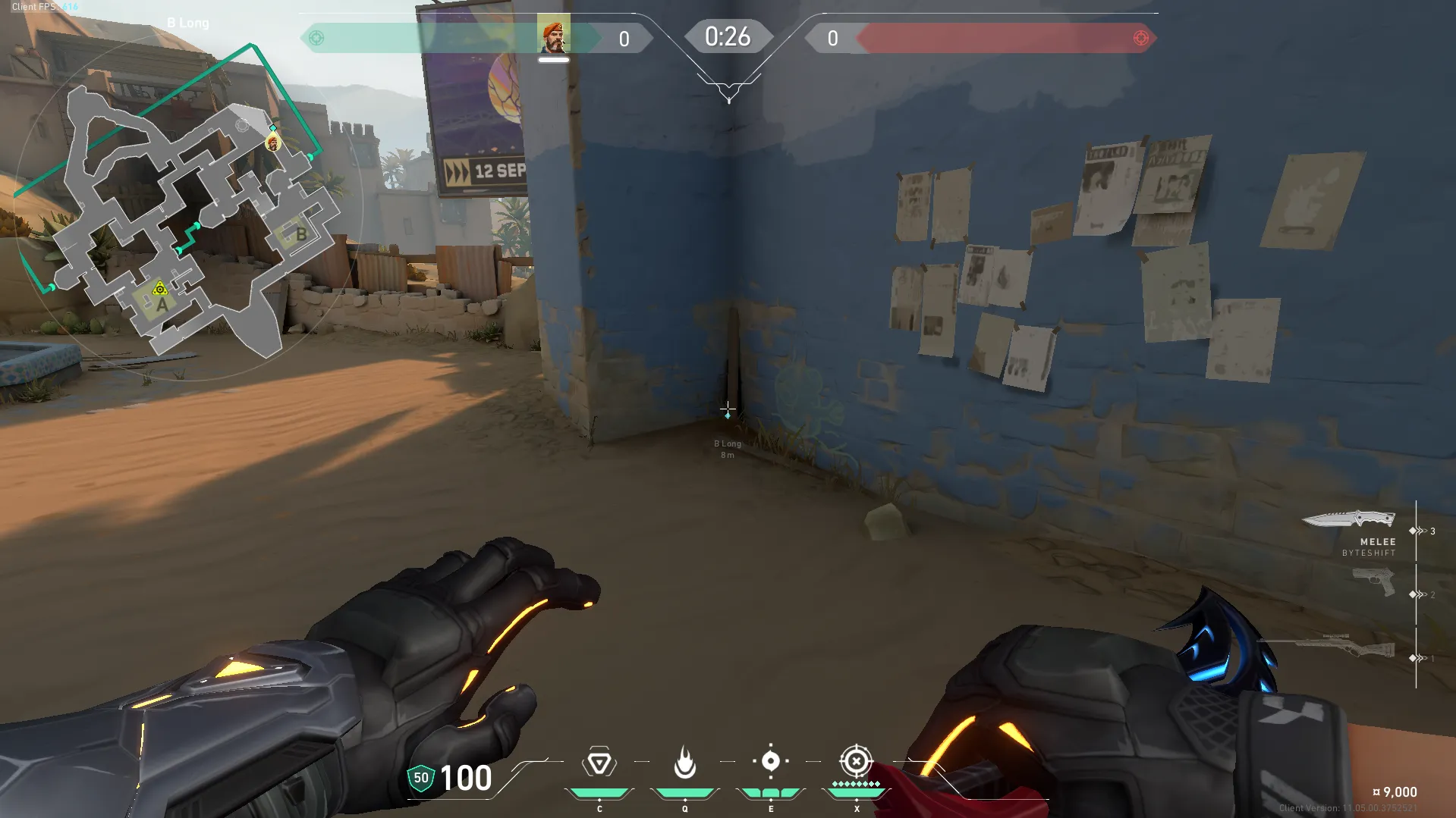 B Long to B Default Stall Defuse — Brimstone lineup on Bind