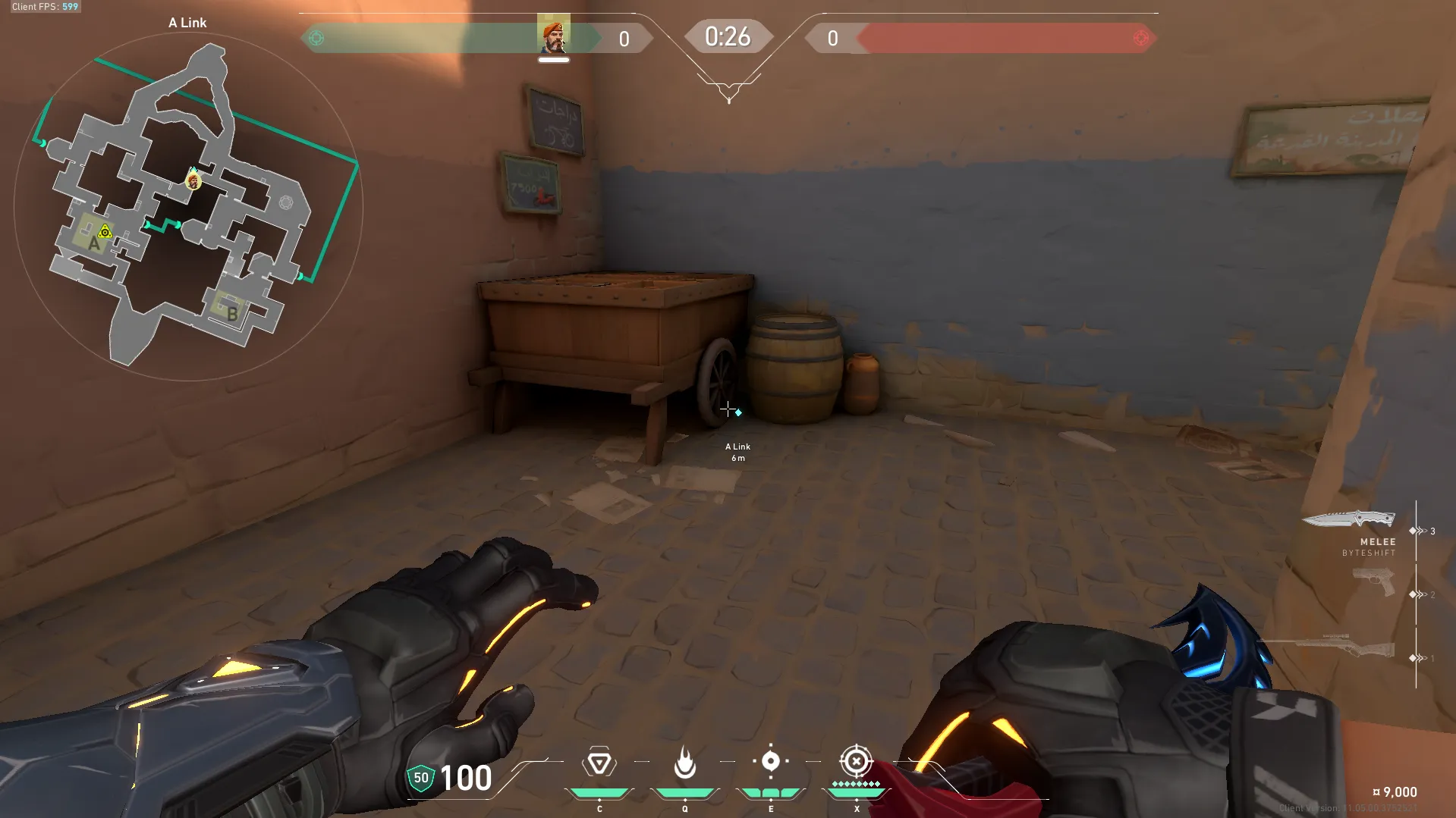 A Link to A Truck Stall Defuse — Brimstone lineup on Bind