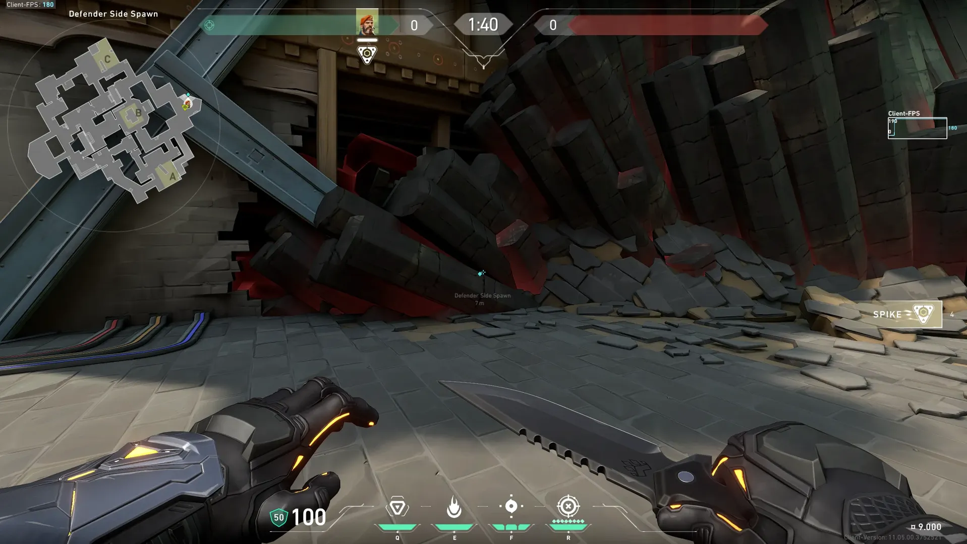 5 sec Molly From Defender Spawn to B Site — Brimstone lineup on Haven