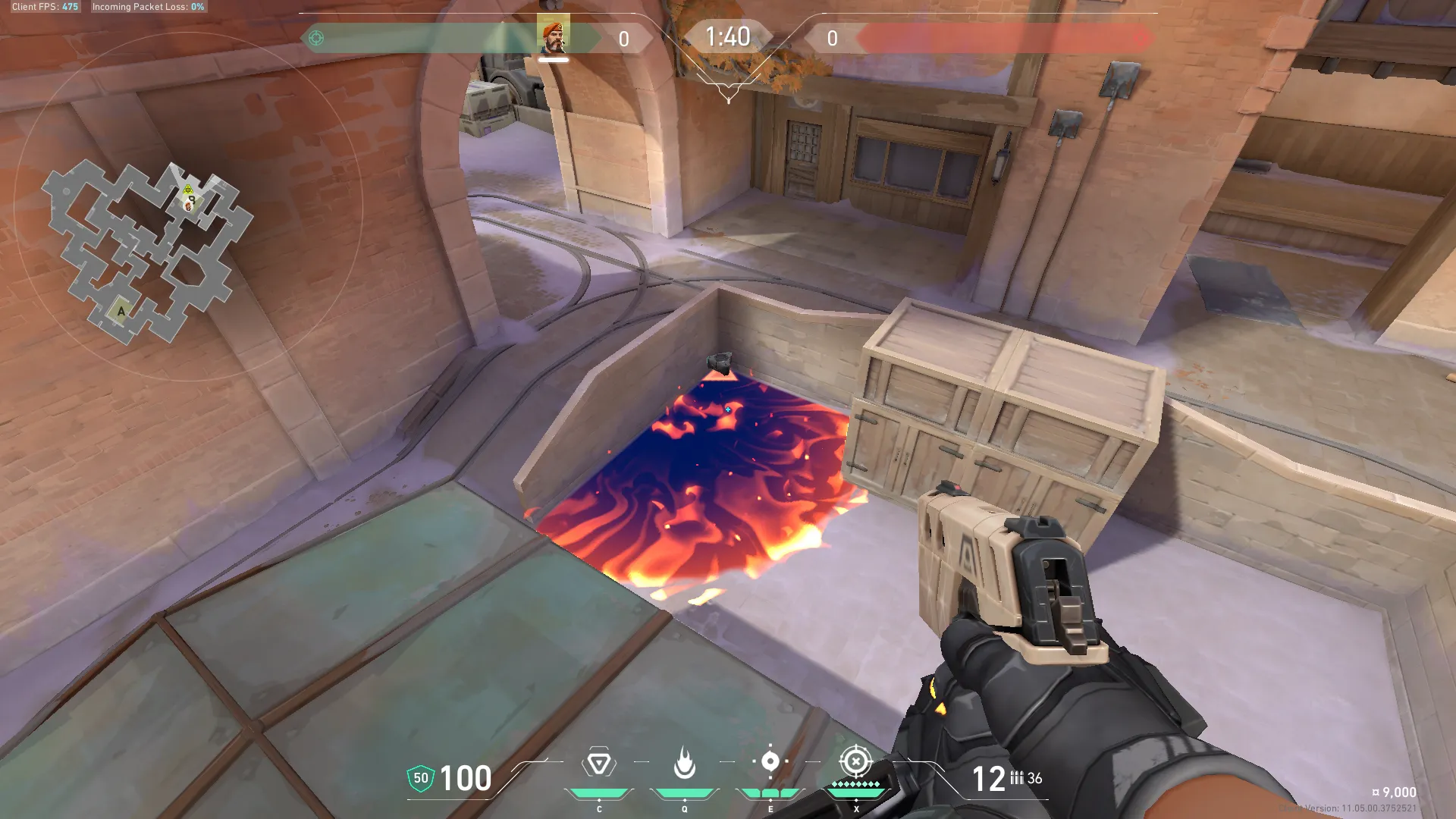 Brimstone Incendiary on Corrode Attack Site B — step 3 of 3: Result