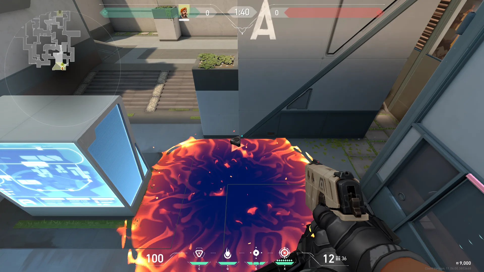 Brimstone Incendiary on Split Defense Site A — step 3 of 3: Result