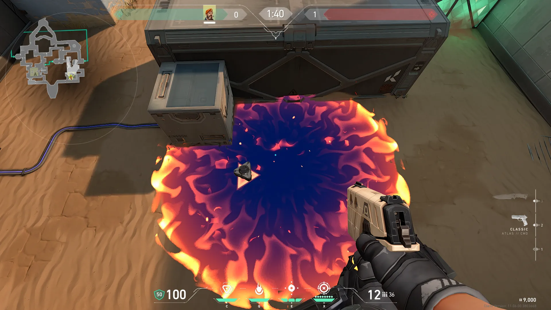 Brimstone Incendiary on Bind Attack Site B — step 3 of 3: Result